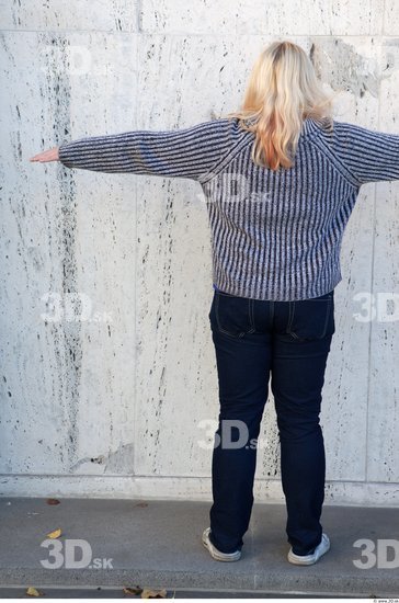 Whole Body Woman T poses Casual Average Street photo references