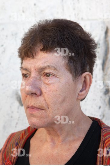 Head Woman Casual Average Wrinkles Street photo references