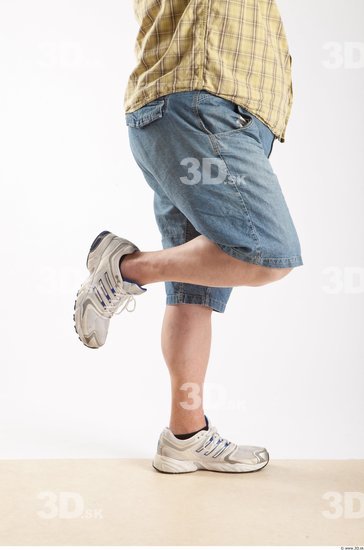 Leg Man Animation references White Casual Jeans Overweight Bald