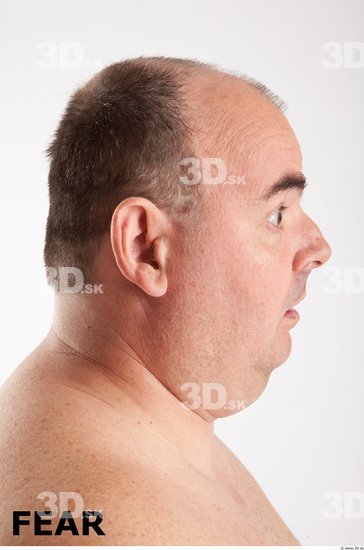 Head Emotions Man White Overweight Bald