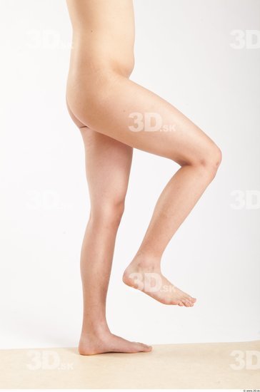 Leg Whole Body Man Animation references Asian Nude Casual Slim Studio photo references