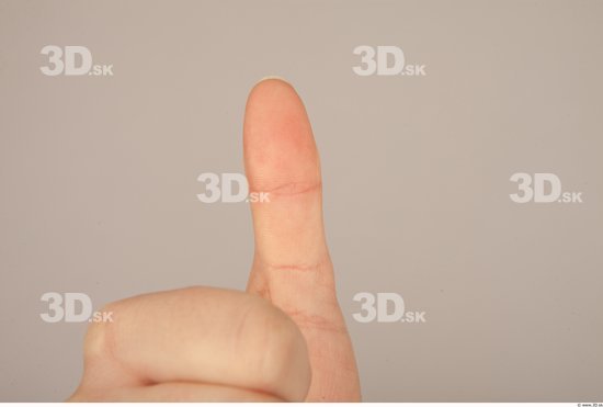 Fingers Woman Slim Studio photo references