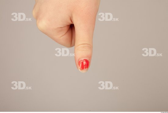 Fingers Woman Slim Studio photo references