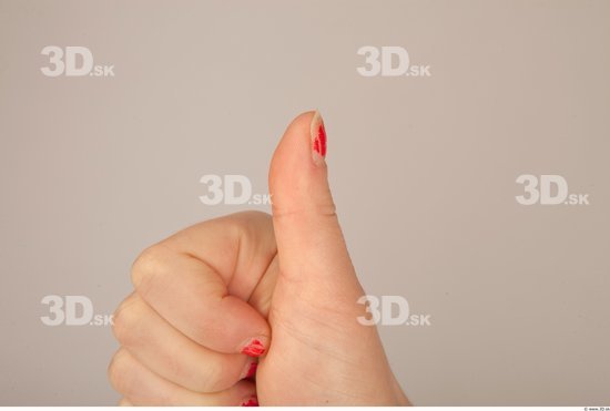 Fingers Woman Slim Studio photo references