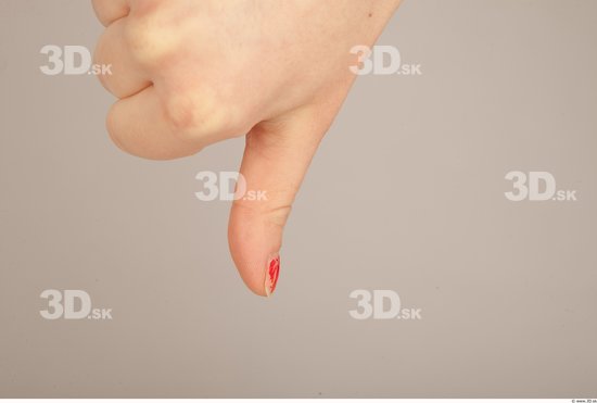 Fingers Woman Slim Studio photo references