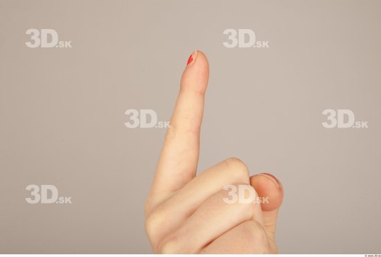 Fingers Woman Slim Studio photo references