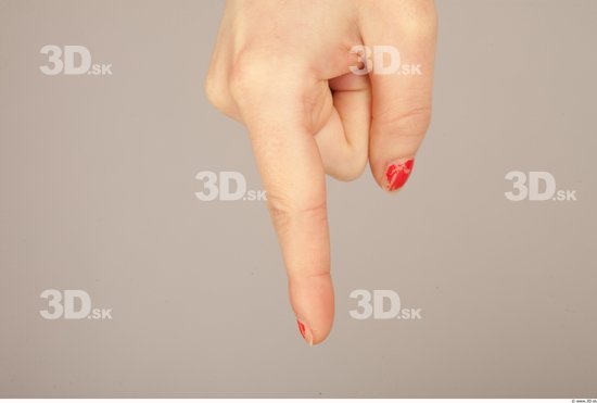 Fingers Woman Slim Studio photo references