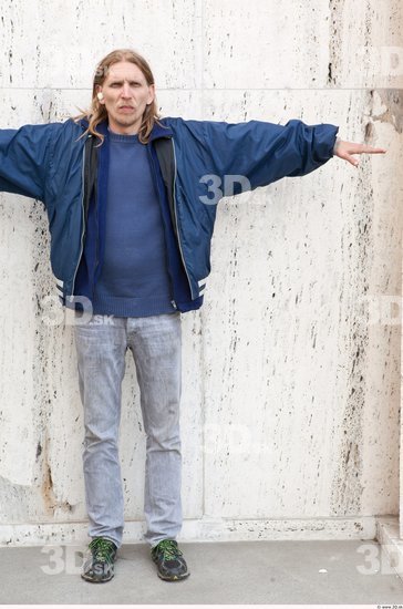 Whole Body Man T poses White Casual Average