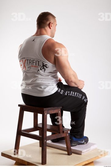 Whole Body Man Artistic poses White Sports Muscular