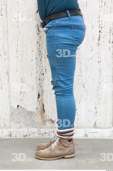 Leg Woman White Casual Jeans Average