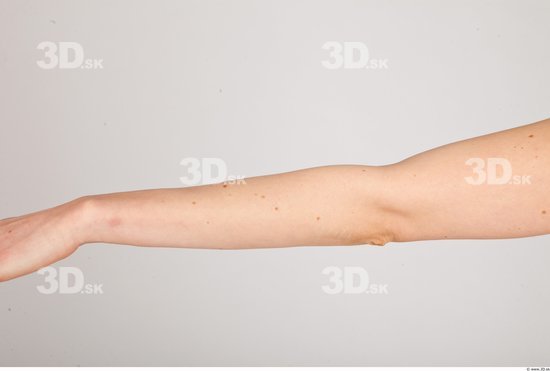 Forearm Woman Nude Slim Studio photo references