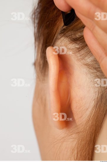 Ear Woman Slim Studio photo references