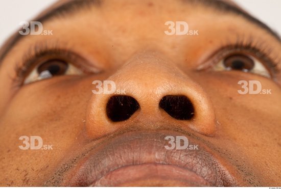 Nose Man Black Athletic Studio photo references