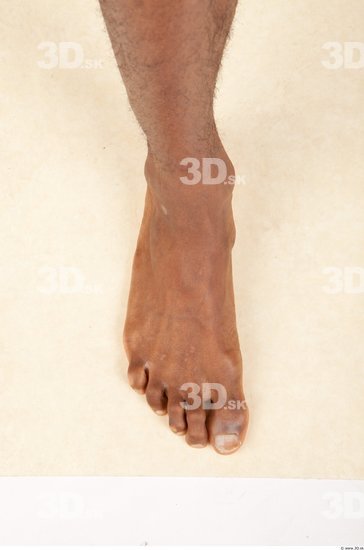 Foot Man Black Nude Athletic Studio photo references