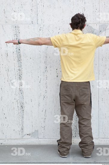 Whole Body Man T poses Casual Average Street photo references