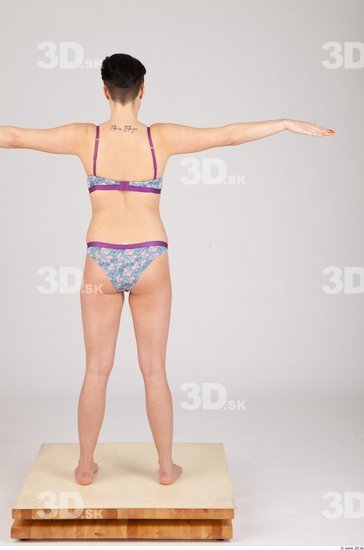 Whole Body T poses Underwear Studio photo references