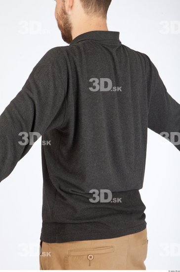 Upper Body Back Casual Shirt T shirt Slim Studio photo references