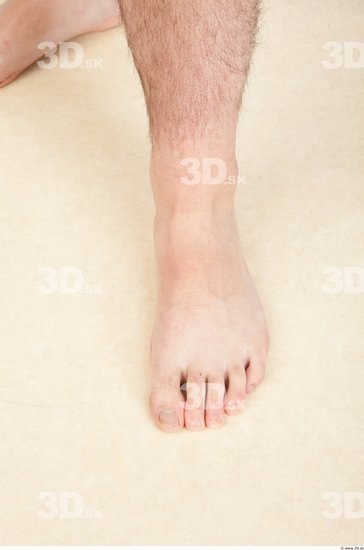 Foot Back Nude Slim Studio photo references