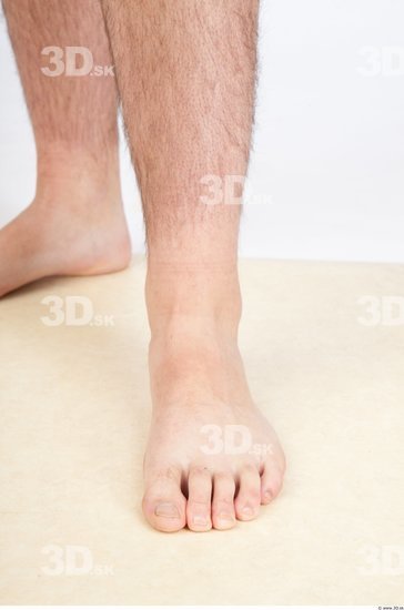 Foot Back Nude Slim Studio photo references