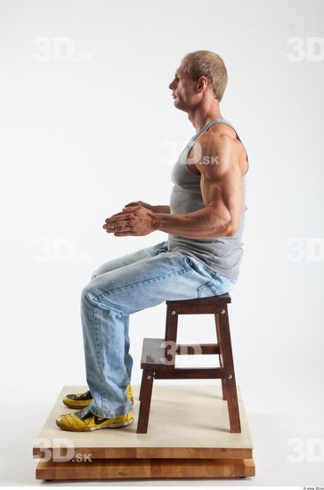 Whole Body Man Artistic poses White Casual Muscular