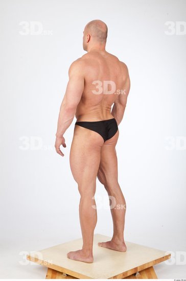 Man White Muscular Studio photo references