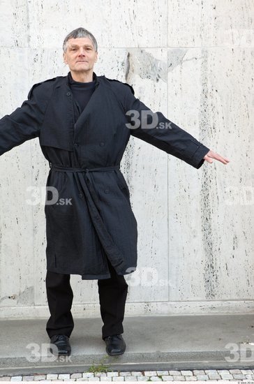 Whole Body Man Casual Coat Average Street photo references