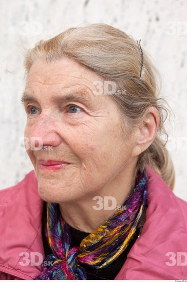 Head Woman Casual Average Wrinkles Street photo references