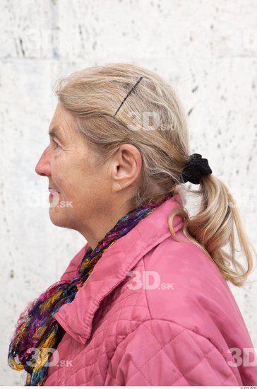 Head Woman Casual Average Wrinkles Street photo references