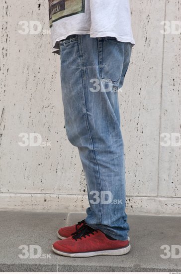 Leg Man Casual Jeans Average Street photo references