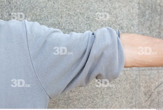 Arm Man Casual Sweater Average Street photo references