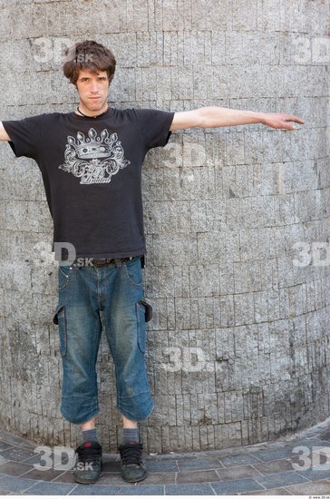 Whole Body Man T poses White Casual Average