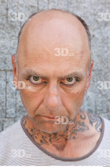 Head Man Tattoo Casual Average Street photo references