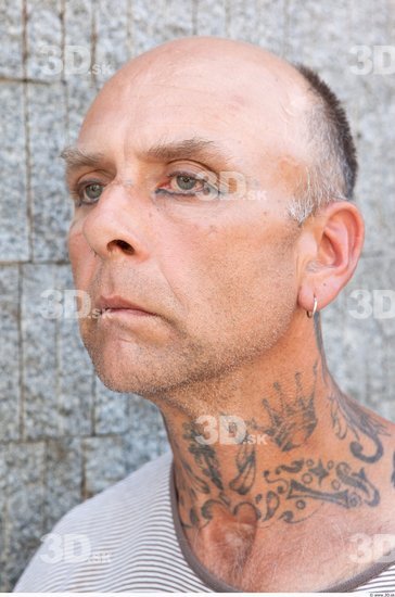 Head Man Tattoo Casual Average Street photo references