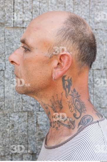 Head Man Tattoo Casual Average Street photo references