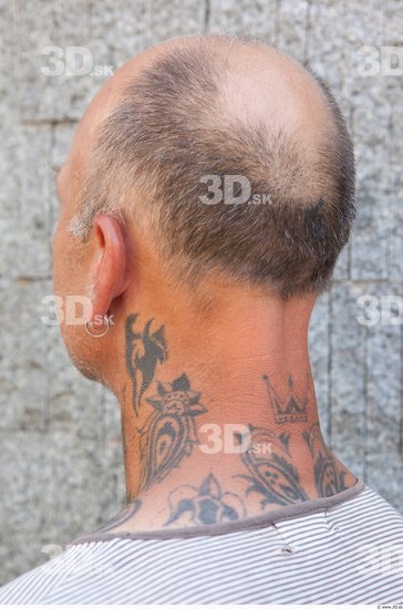 Head Man Tattoo Casual Average Street photo references