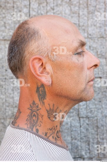 Head Man Tattoo Casual Average Street photo references