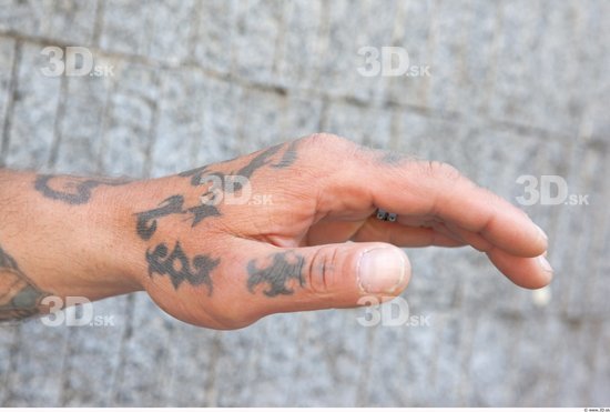 Hand Man Tattoo Casual Average Street photo references