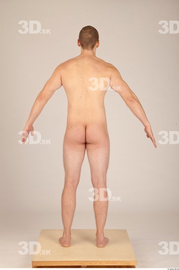 Whole Body Man Animation references Nude Athletic Studio photo references