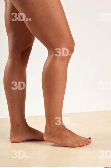 Leg Woman Animation references White Nude Slim Wrinkles
