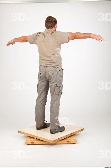 Whole Body T poses Casual Studio photo references