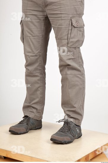 Calf Casual Trousers Studio photo references