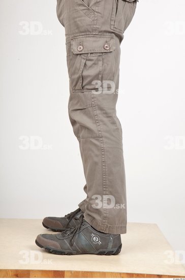 Calf Casual Trousers Studio photo references