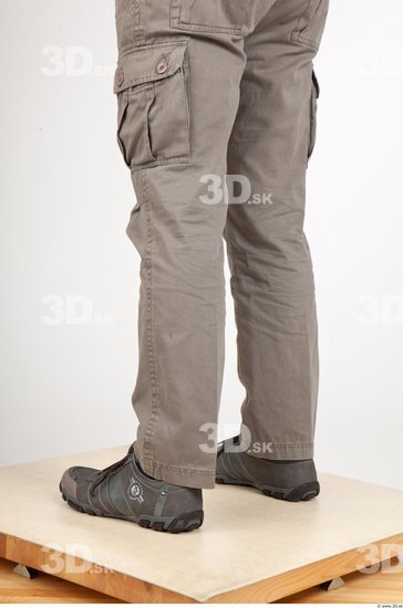 Calf Casual Trousers Studio photo references