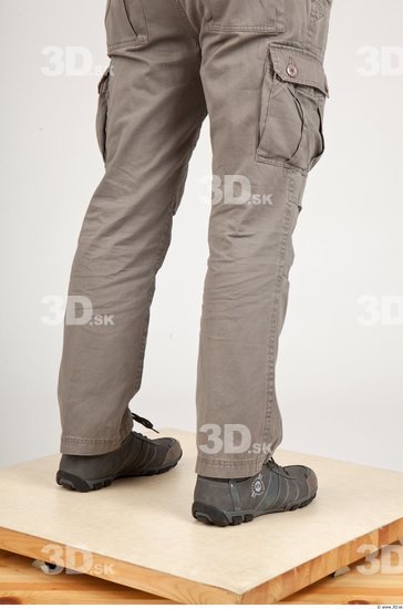 Calf Casual Trousers Studio photo references