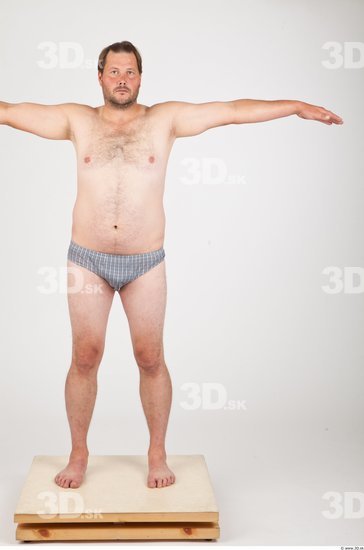 Whole Body T poses Underwear Shorts Studio photo references