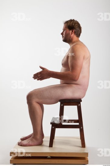 Whole Body Man Artistic poses White Nude Average Bearded