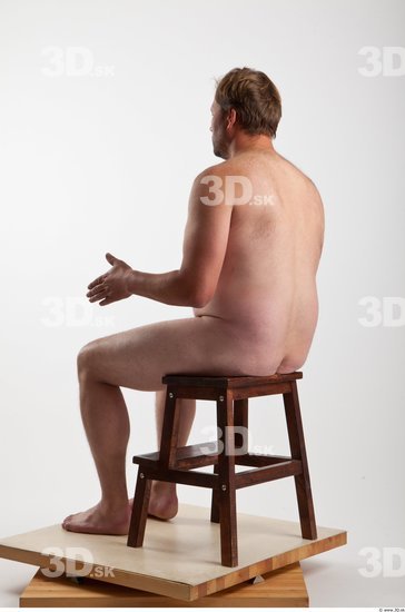 Whole Body Man Artistic poses White Nude Average Bearded