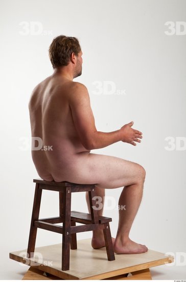 Whole Body Man Artistic poses White Nude Average Bearded