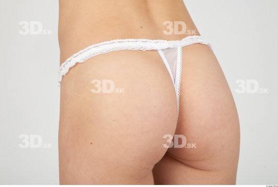 Woman White Underwear Slim Panties Clothes photo references