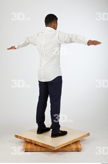 Whole Body T poses Black Formal Studio photo references